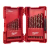 Milwaukee Red Cobalt –  HSS-G Co fémfúró – DIN 338 Készlet (19 darab)
