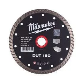 Milwaukee Gyémánt vágótárcsa DUT 180 x 22,2 mm