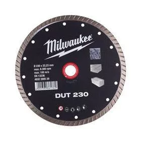 Milwaukee Gyémánt vágótárcsa DUT 230 x 22,2 mm