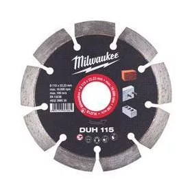 Milwaukee Gyémánt vágótárcsa DUH 115 x 22,2 mm
