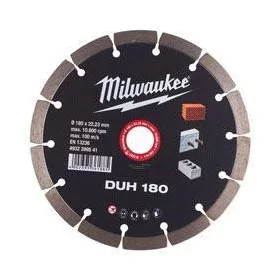 Milwaukee Gyémánt vágótárcsa DUH 180 x 22,2 mm