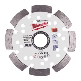 Milwaukee Gyémánt vágótárcsa HUDD 115 mm