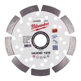 Milwaukee Gyémánt vágótárcsa HUDD 125 mm