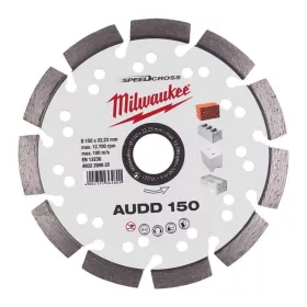 Milwaukee Gyémánt vágótárcsa AUDD 150 mm