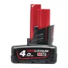 Milwaukee M12B4 REDLITHIUM-ION AKKUMULÁTOR 12 V, 4,0Ah