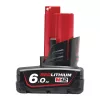 Milwaukee M12B6 REDLITHIUM-ION AKKUMULÁTOR, 12 V, 6,0 AH