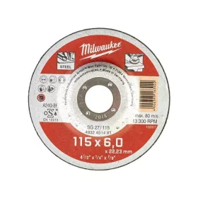 Milwaukee Csiszolókorong fémhez WSG27/ 115 x 6 mm - 1 db 