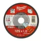 Milwaukee Vágókorong fémhez 125X1 Egyenes SC41 PRO+ /1 db