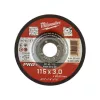 Milwaukee Vágókorong kőhöz 115X3 Hajlított SC42 PRO+ /1db (Rendelési egység 25 db)