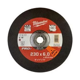   Milwaukee Csiszolókorong fémhez 230x6 Hajlított SG27 PRO+ /1db (Rendelési egység 10 db)