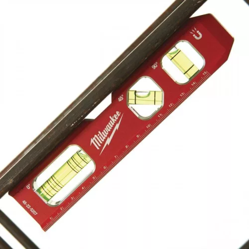 Milwaukee Billet Torpedo Vízmérték mágneses, beállított 45° szögmérős 17 cm 1 db