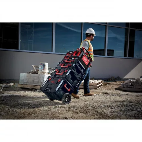 Milwaukee PACKOUT Tároló Láda 1  (Kerekes, 560 x 410 x 480) 1 db