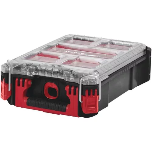 Milwaukee PACKOUT Rendszerező doboz közepes, keskeny (250 x 380 x 120) 1 db