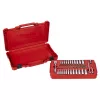 Milwaukee 1/4" Racsnis dugókulcs készlet metrikus és colos méret (50 részes)