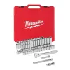 Milwaukee 3/8" Racsnis dugókulcs készlet metrikus és colos méret (56 részes)