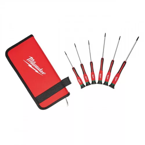 Milwaukee Precíziós csavarhúzó TORX készlet 6 részes (T6, T7, T8, T9, T10, T15) - 1 db