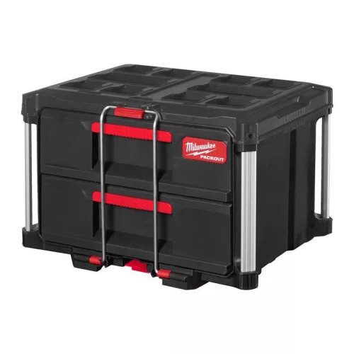 Milwaukee PACKOUT Tároló Láda 2 fiókos - 1db