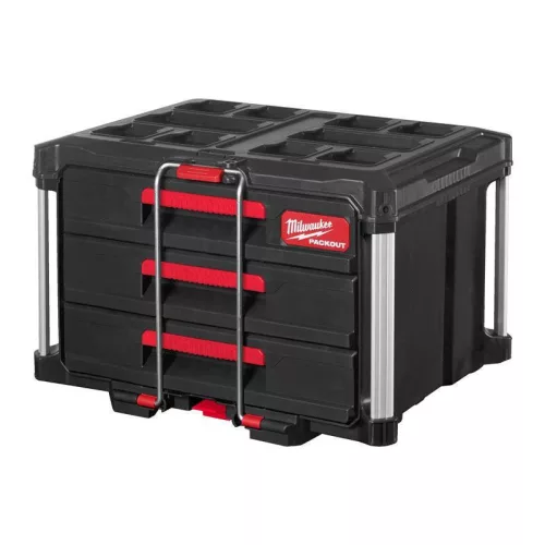 Milwaukee PACKOUT Tároló Láda 3 fiókos - 1db
