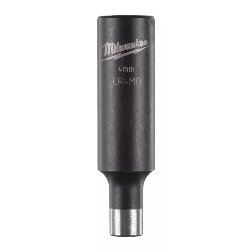 Milwaukee 1/4" Dugókulcsbetét hatlapú, gépi,  hosszú 4 mm - 1 db