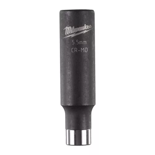 Milwaukee 1/4" Dugókulcsbetét hatlapú, gépi,  hosszú 5.5 mm - 1 db