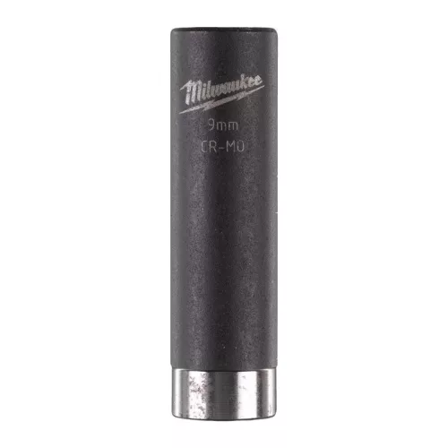 Milwaukee 1/4" Dugókulcsbetét hatlapú, gépi,  hosszú 9 mm - 1 db