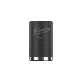   Milwaukee 3/8" Dugókulcsbetét hatlapú, gépi,  rövid 15 mm - 1 db