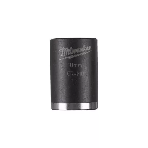 Milwaukee 3/8" Dugókulcsbetét hatlapú, gépi,  rövid 18 mm - 1 db