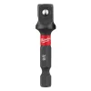 Milwaukee Adapter, gépi, 1/4" hatszög - 3/8" négyszög - 1 db
