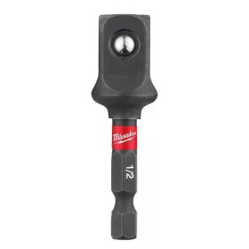   Milwaukee Shockwave Dugókulcs adapter 1/4" Hex - 1/2" Négyszög 50mm - 1db