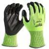 Milwaukee Hi-Vis Vágásbiztos védőkesztyű - 4/D  - S/7 - 1 pár