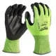 Milwaukee Hi-Vis Vágásbiztos védőkesztyű - 4/D  - XXL/11 - 1 pár