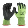 Milwaukee Hi-Vis Vágásbiztos védőkesztyű - 5/E  - L/9 - 1 pár