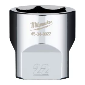 Milwaukee 3/8" Dugókulcsbetét rövid - 22 mm - 1 db