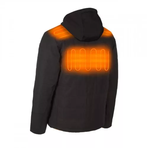 Milwaukee M12HPJBL2-0(L) Fűthető kabát Hibrid Pufi Fekete - 1 db