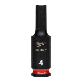   Milwaukee 1/4" Gépi Dugókulcs 6 lapú, hosszú 4 mm - 1 db