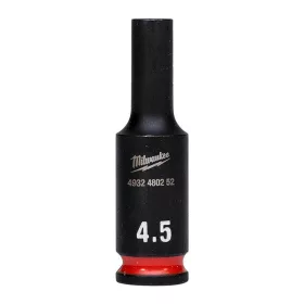   Milwaukee 1/4" Gépi Dugókulcs 6 lapú, hosszú 4.5  mm - 1 db