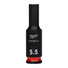   Milwaukee 1/4" Gépi Dugókulcs 6 lapú, hosszú 5.5 mm - 1 db