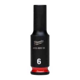   Milwaukee 1/4" Gépi Dugókulcs 6 lapú, hosszú 6 mm - 1 db
