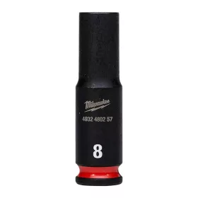   Milwaukee 1/4" Gépi Dugókulcs 6 lapú, hosszú 8 mm - 1 db