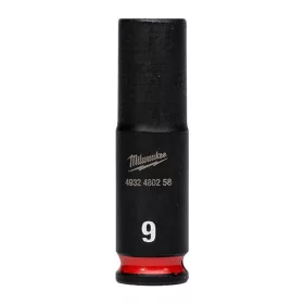   Milwaukee 1/4" Gépi Dugókulcs 6 lapú, hosszú 9 mm - 1 db