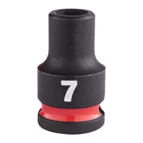  Milwaukee 3/8" Gépi Dugókulcs 6 lapú, rövid 7 mm - 1 db