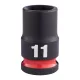 Milwaukee 3/8" Gépi Dugókulcs 6 lapú, rövid 11 mm - 1 db
