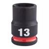 Milwaukee 3/8" Gépi Dugókulcs 6 lapú, rövid 13 mm - 1 db