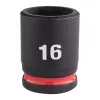 Milwaukee 3/8" Gépi Dugókulcs 6 lapú, rövid 16 mm - 1 db
