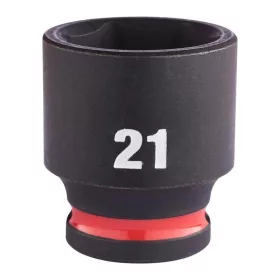   Milwaukee 3/8" Gépi Dugókulcs 6 lapú, rövid 21 mm - 1 db