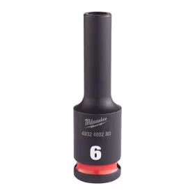   Milwaukee 3/8" Gépi Dugókulcs 6 lapú, hosszú 6 mm - 1 db