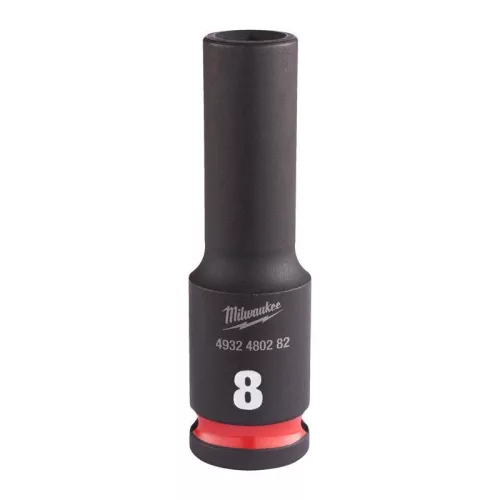 Milwaukee 3/8" Gépi Dugókulcs 6 lapú, hosszú 8 mm - 1 db