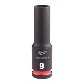   Milwaukee 3/8" Gépi Dugókulcs 6 lapú, hosszú 9 mm - 1 db
