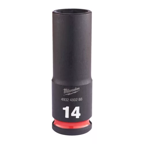 Milwaukee 3/8" Gépi Dugókulcs 6 lapú, hosszú 14 mm - 1 db