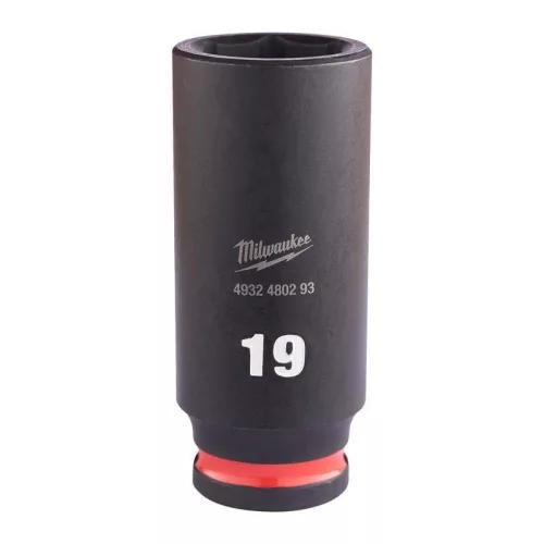 Milwaukee 3/8" Gépi Dugókulcs 6 lapú, hosszú 19 mm - 1 db